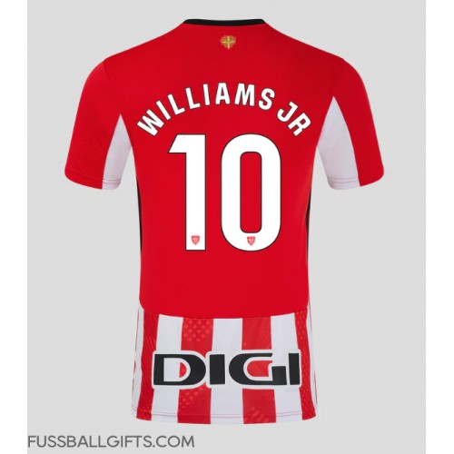 Athletic Bilbao Nico Williams #10 Fußballbekleidung Heimtrikot 2024-25 Kurzarm